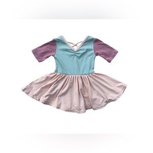 Dot Dot Smile Size 6-12 Months Color Block Ballerina Dress